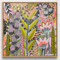 'Coconut Ice' (76cm x 76cm) - SOLD