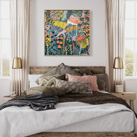 'Hothouse Flowers' (101.6cm x 101.6cm) - SOLD