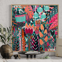 'Happy Days' (76cm x 76cm) - SOLD