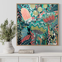 'The Emerald Hideaway' (76cm x 76cm) - SOLD