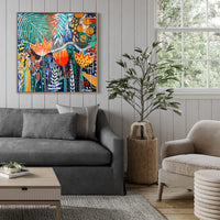 'Club Tropicana’ (101.6cm x 101.6cm) - SOLD