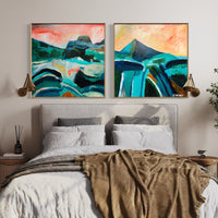 'Walshs Pyramid’ (101.6cm x 101.6cm) - SOLD