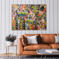 'Border Blooms II’ (122cm x 92cm) - SOLD