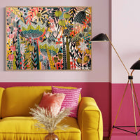 'Border Blooms II’ (122cm x 92cm) - SOLD