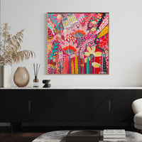 'Phoenix' (101.6cm x 101.6cm) SOLD