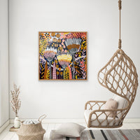 'My Garden Empire' (101.6cm x 101.6cm) - SOLD