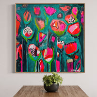 'The Hanging Garden' (101.6cm x 101.6cm) - SOLD