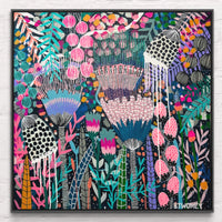 'Garden of Eden' (101.6cm x 101.6cm) SOLD