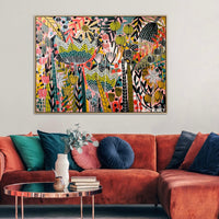 'Border Blooms II’ (122cm x 92cm) - SOLD