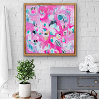 'Sherbert' (61cm x 61cm) - SOLD