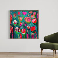 'The Hanging Garden' (101.6cm x 101.6cm) - SOLD