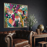 'Ruby Sunshine I’ (101.6cm x 101.6cm) - SOLD