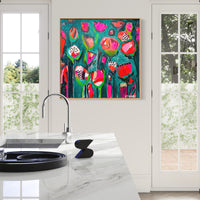 'The Hanging Garden' (101.6cm x 101.6cm) - SOLD
