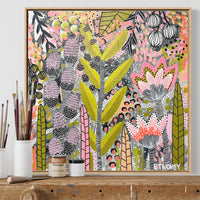 'Coconut Ice' (76cm x 76cm) - SOLD