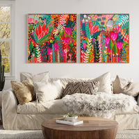 'Weekend Willows I' (101.6cm x 101.6cm) - SOLD