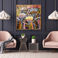 'My Garden Empire' (101.6cm x 101.6cm) - SOLD