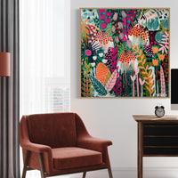 'Ruby Sunshine I’ (101.6cm x 101.6cm) - SOLD