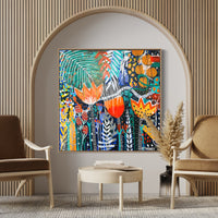 'Club Tropicana’ (101.6cm x 101.6cm) - SOLD