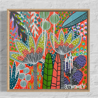 'Pink Clay' (45.5cm x 45.5cm) - SOLD