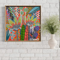 'Pink Clay' (45.5cm x 45.5cm) - SOLD