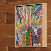 'Pink Clay' (45.5cm x 45.5cm) - SOLD