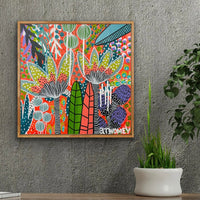 'Pink Clay' (45.5cm x 45.5cm) - SOLD