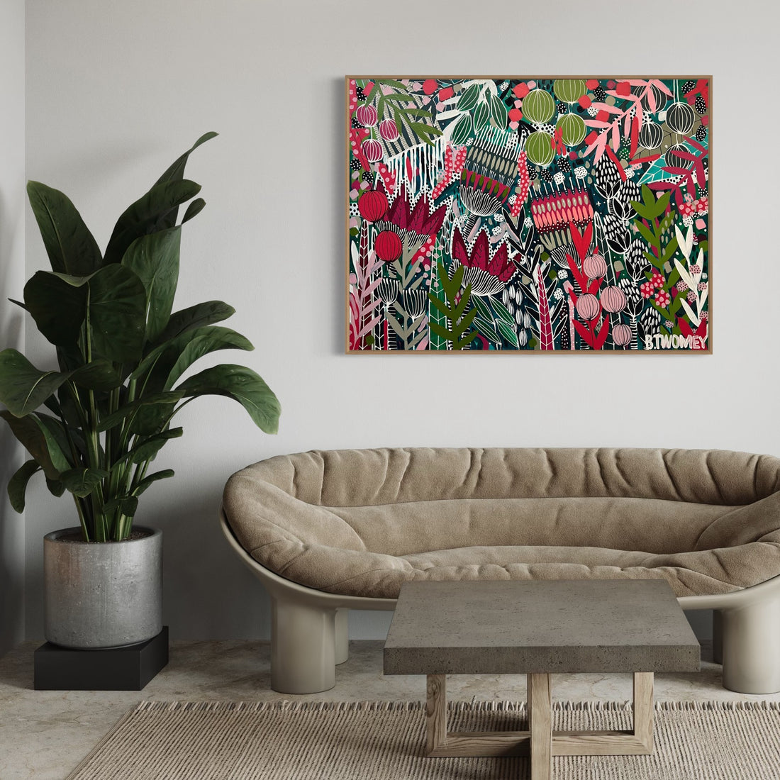 ‘Rainforest Walk’ (122cm x 92cm) - SOLD