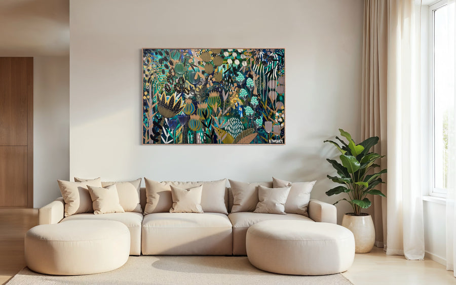 Midnight in the Rainforest (122x182)