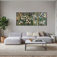 'Green Living' Original Painting — 90 x 212cm