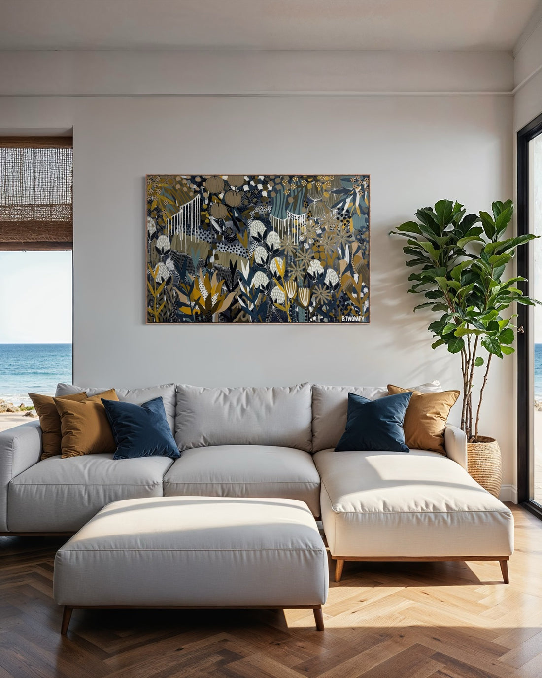 'Coastal Still' Original Painting 101x152cm