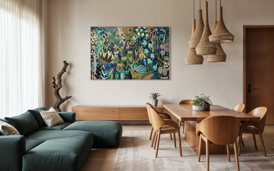 Midnight in the Rainforest (122x182)