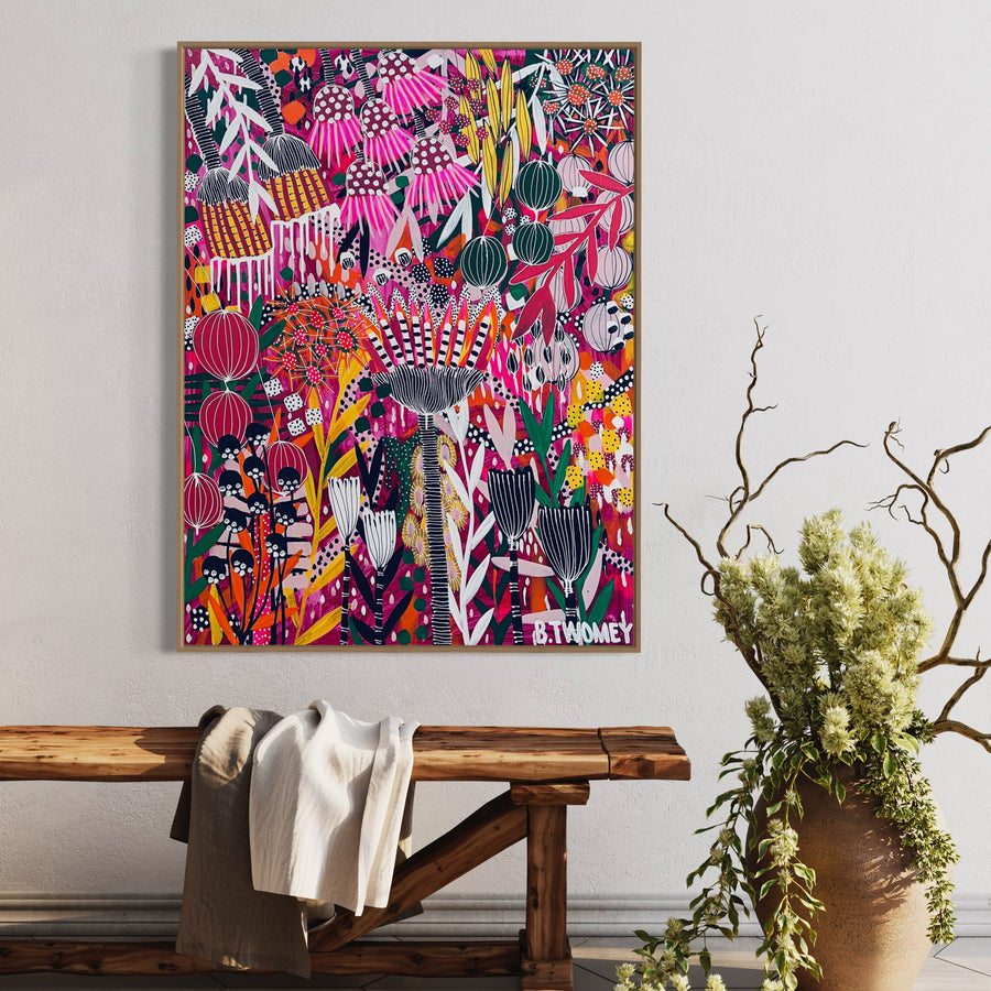 'Neon Natives’ (92cm x 122cm)