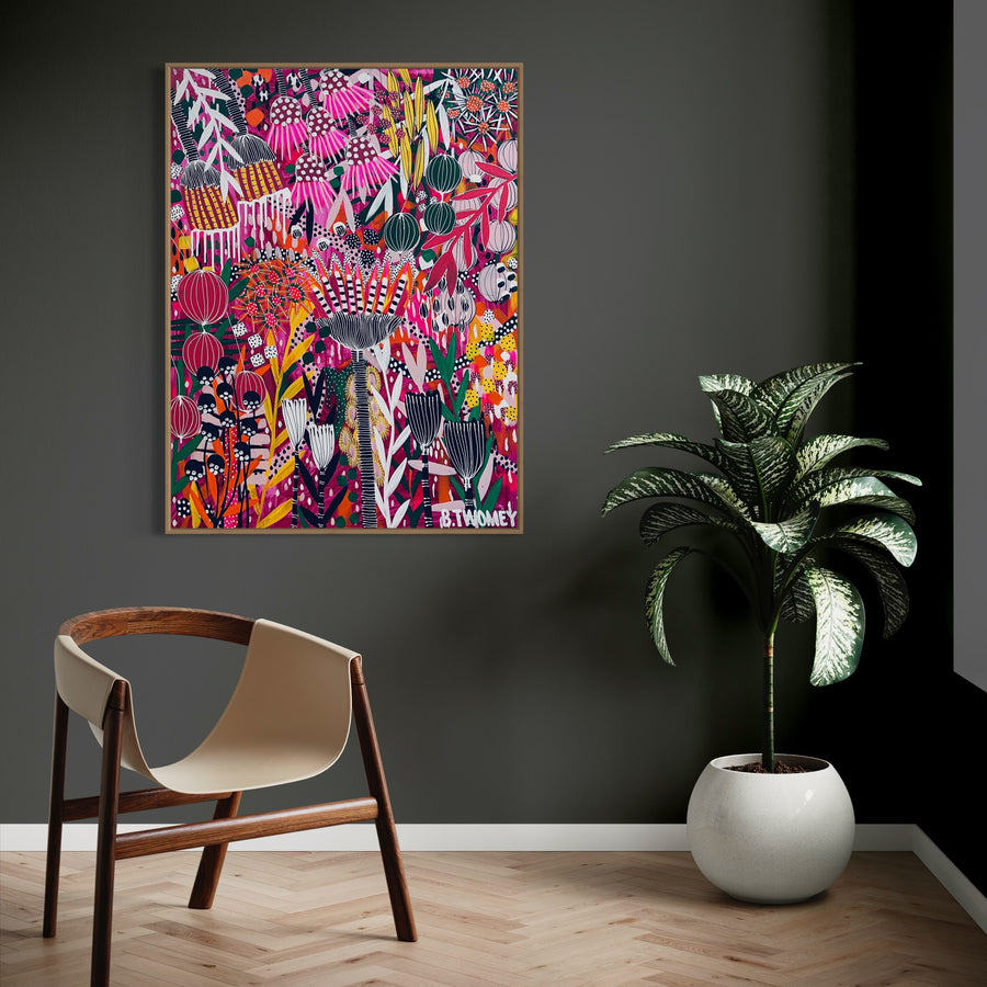 'Neon Natives’ (92cm x 122cm)