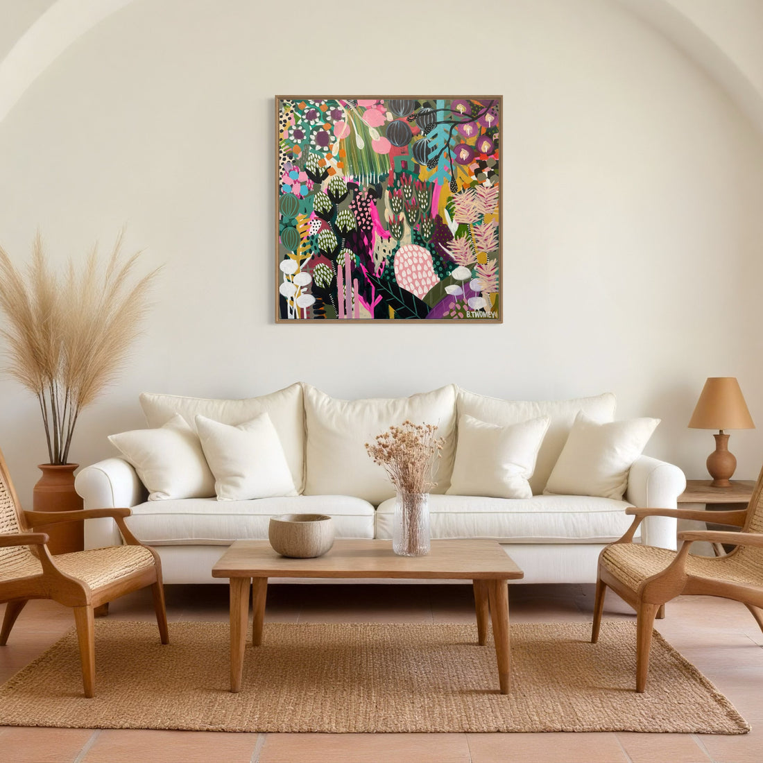 Hold That Thought (101cm x 101cm)