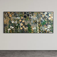 'Green Living' Original Painting — 90 x 212cm