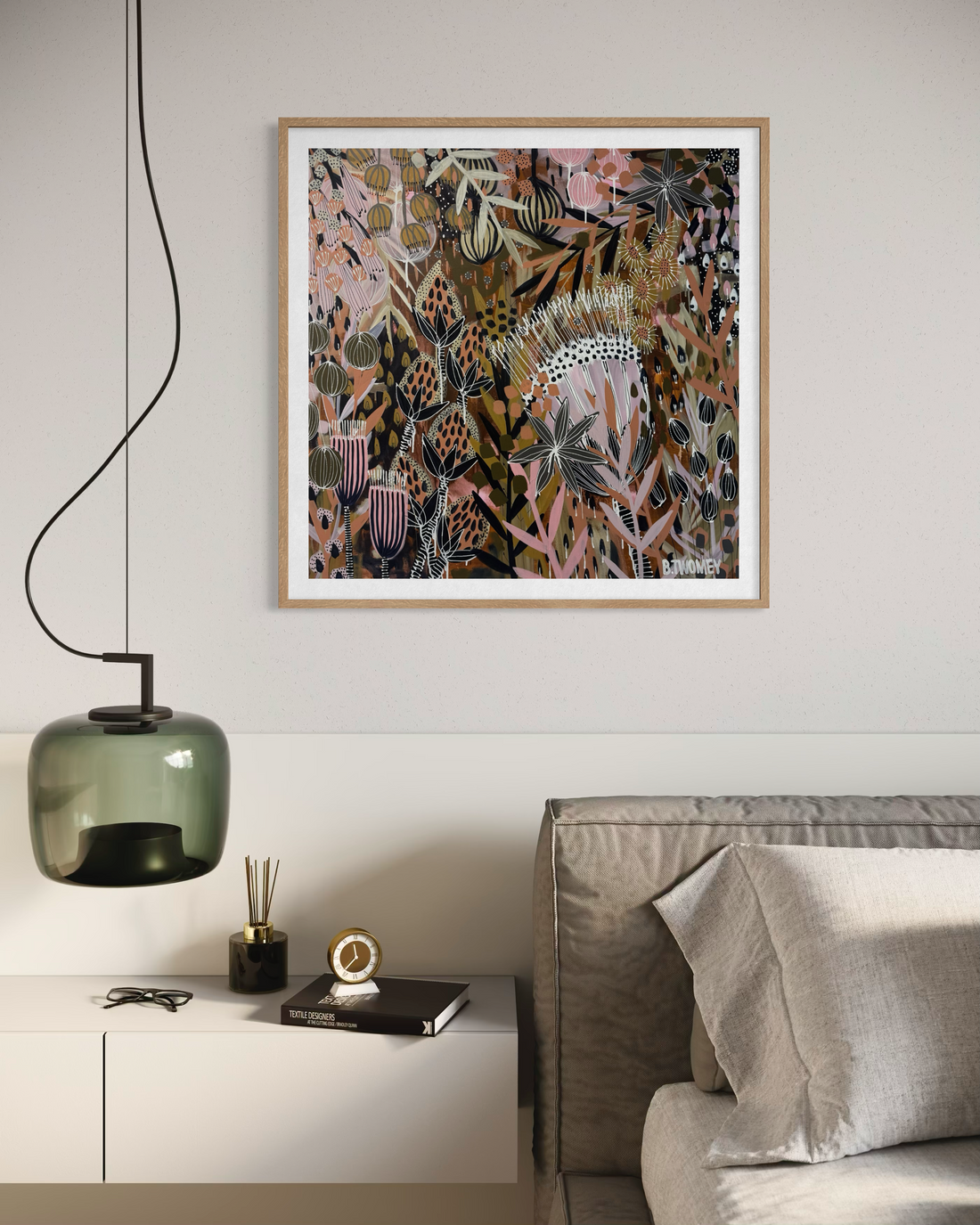 'Pink Palms' Limited Edition Reproduction Prints