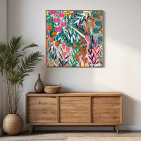 ‘Wild Beauty' (101cm x 101cm) - Gifts At Teacup - Roma