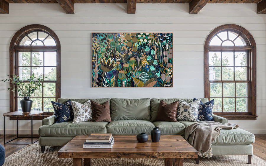 Midnight in the Rainforest (122x182)