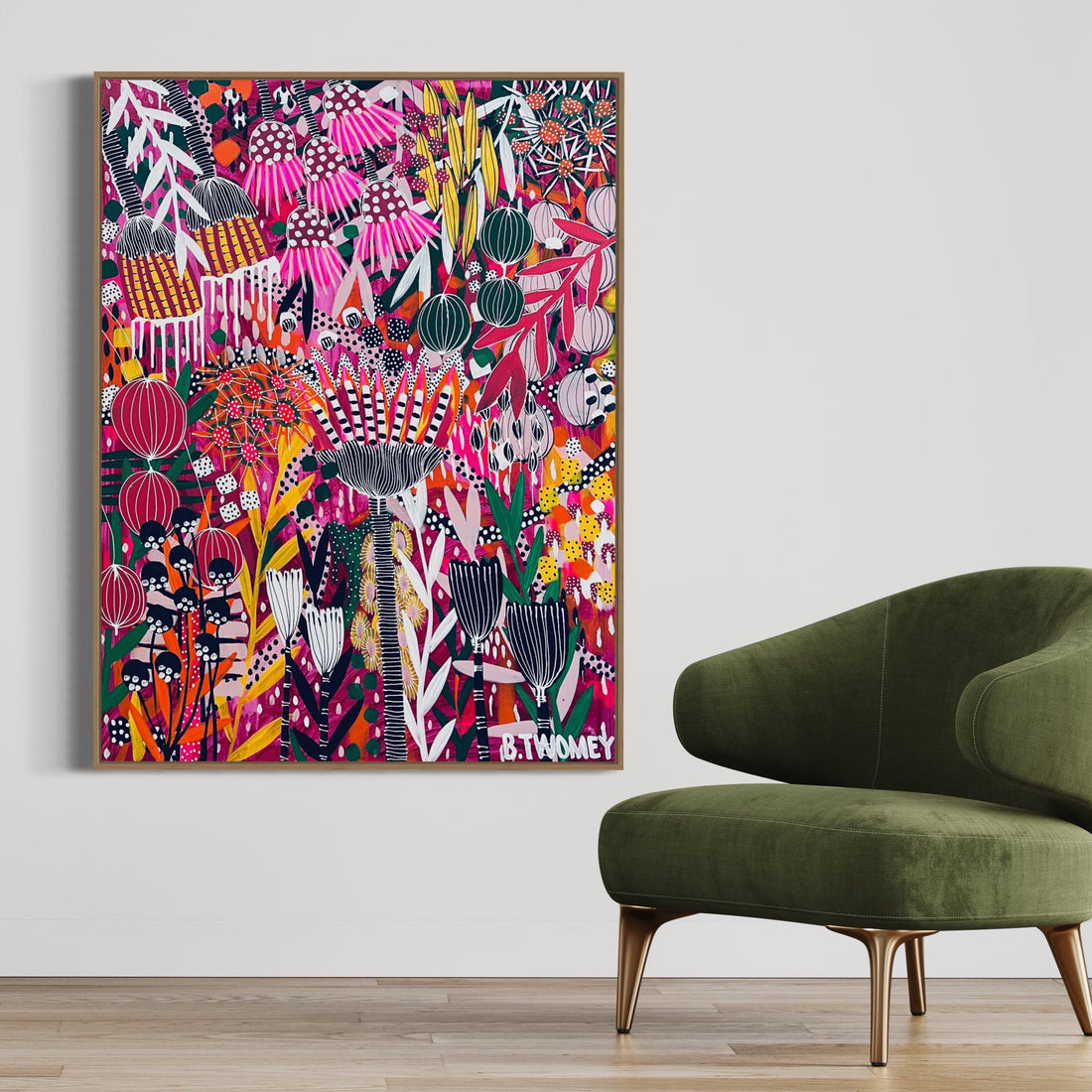 'Neon Natives’ (92cm x 122cm)