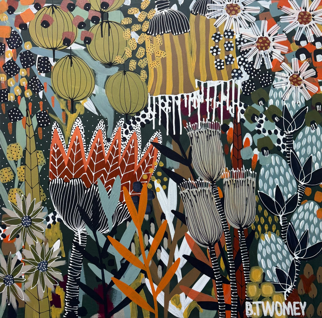 Bushland Calm I (76x76)