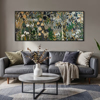 'Green Living' Original Painting — 90 x 212cm