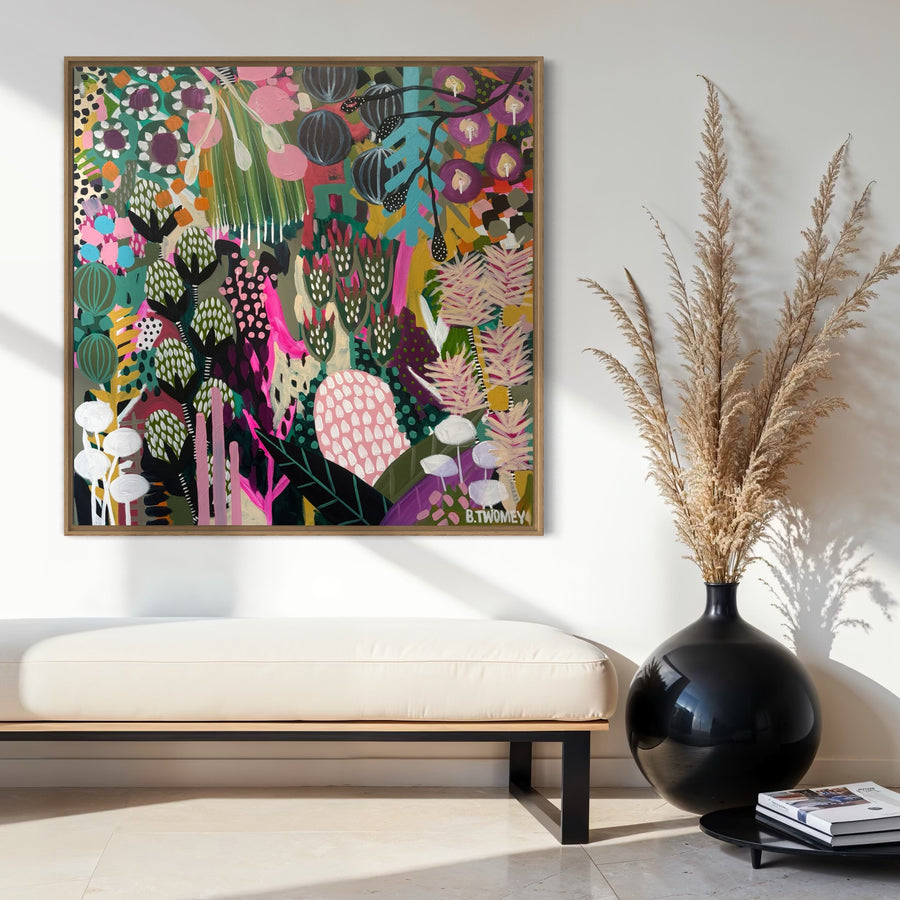 Hold That Thought (101cm x 101cm)
