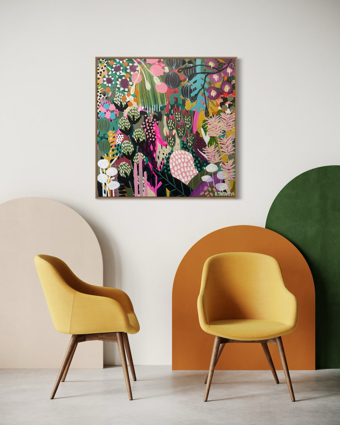 Hold That Thought (101cm x 101cm)