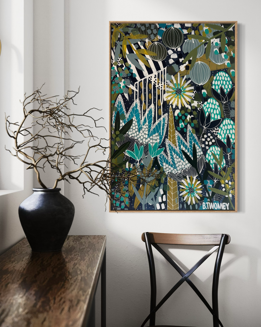 'Afternoon On The Deck' Original Painting (61x92)