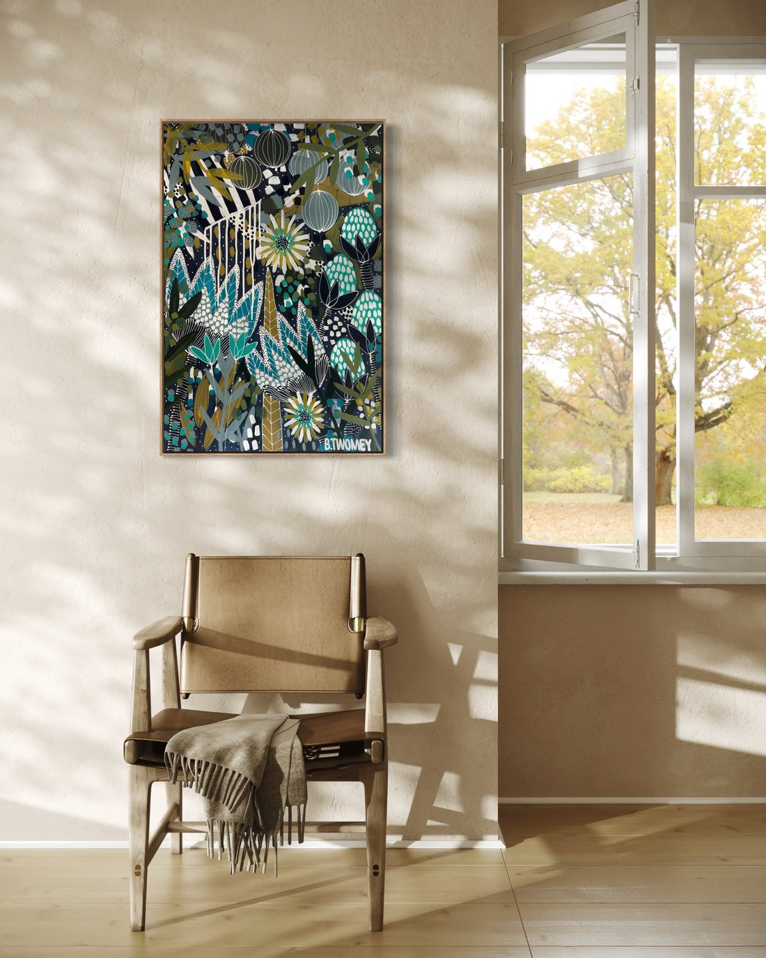 'Afternoon On The Deck' Original Painting (61x92)