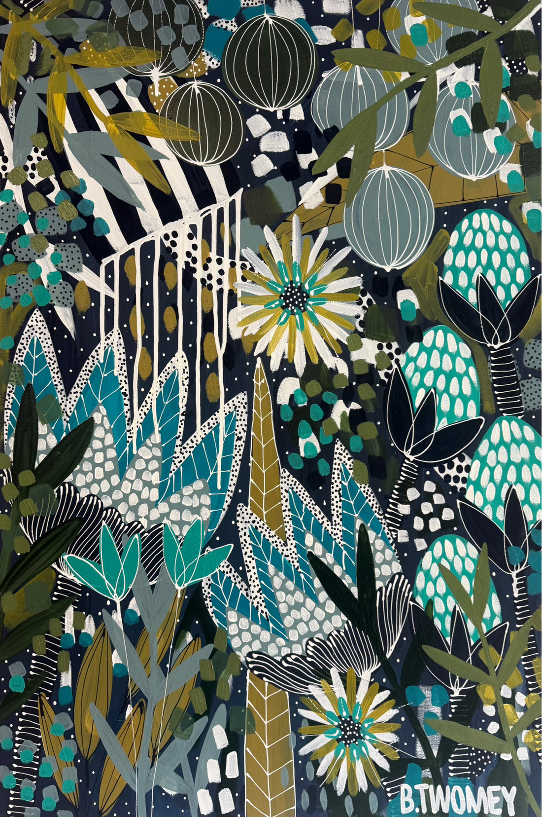 'Afternoon On The Deck' Original Painting (61x92)