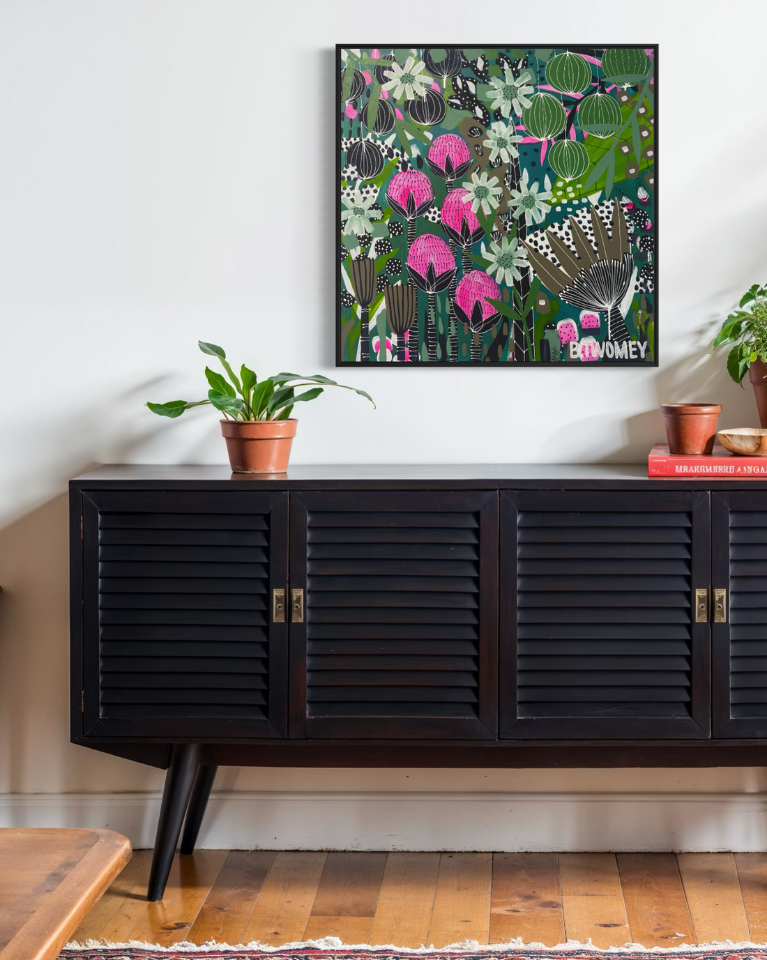 Floral Fragments (76x76)