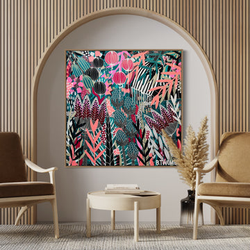 ‘Whispering Petals’ (101cm x 101cm) - SOLD