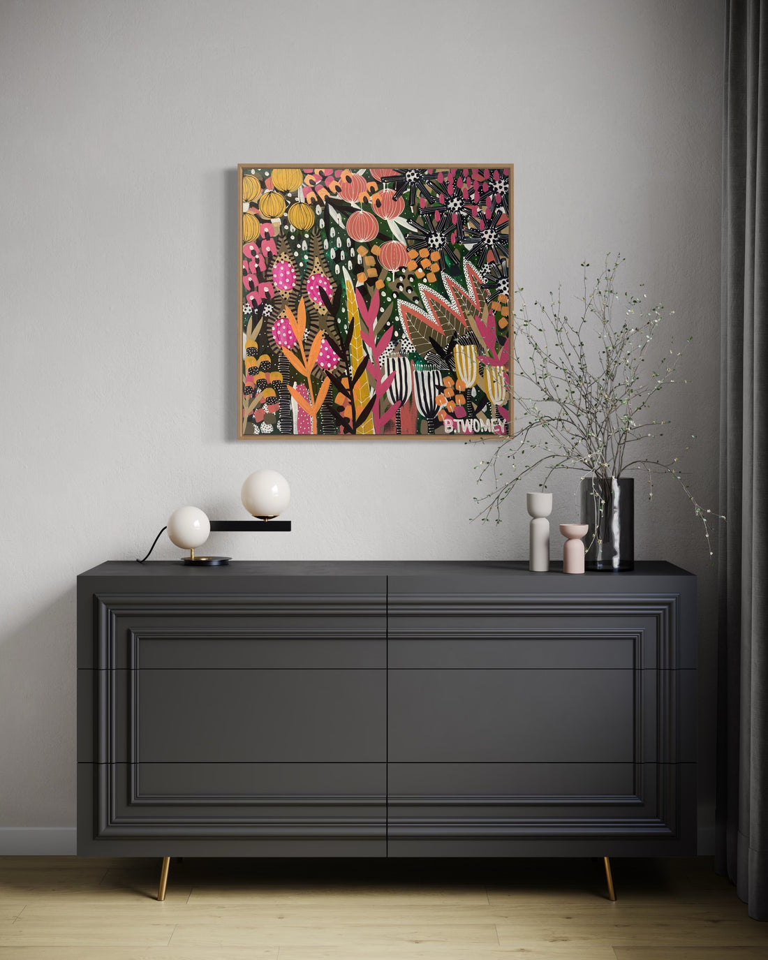 Wild Light (76cm x 76cm)