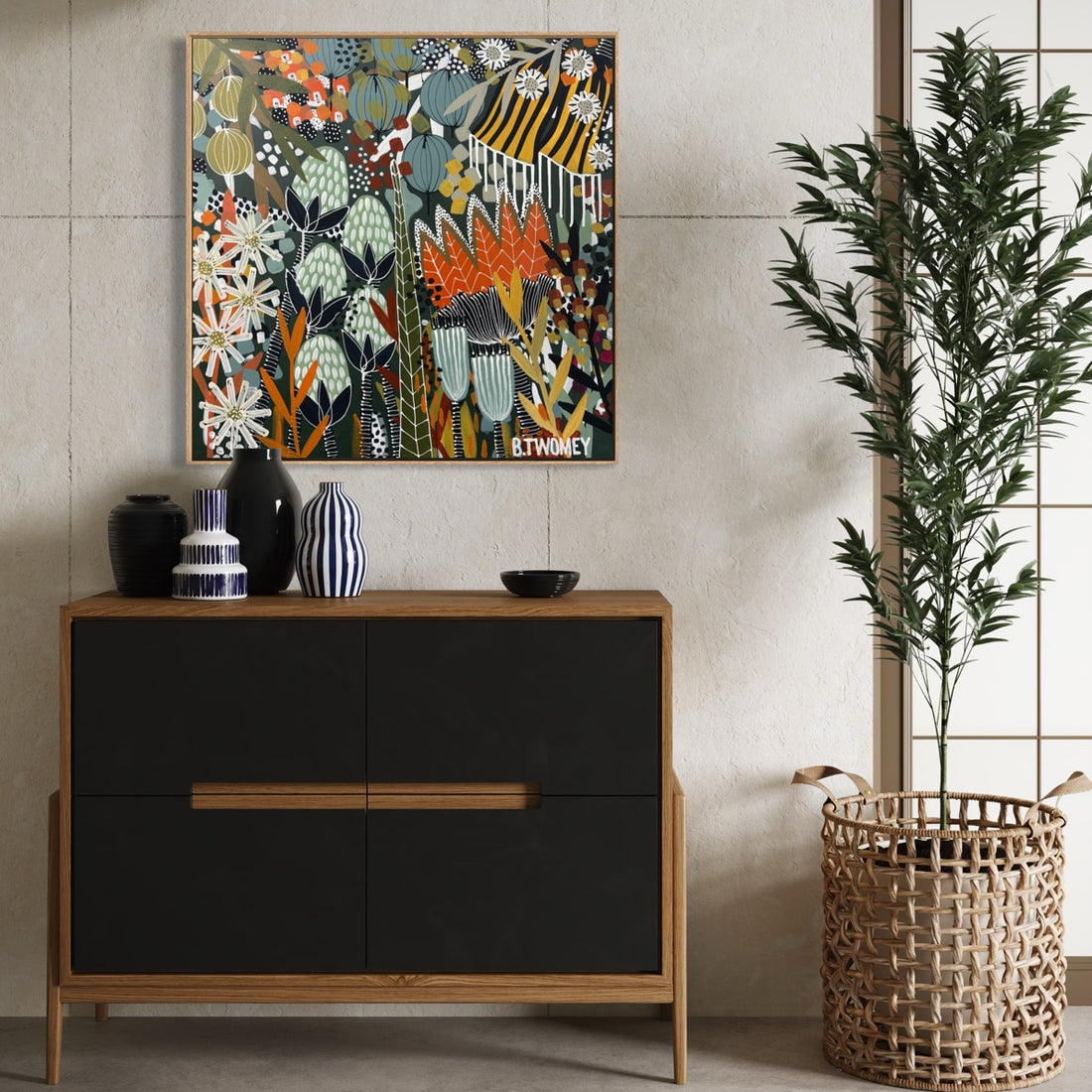 Bushland Calm II (76x76)